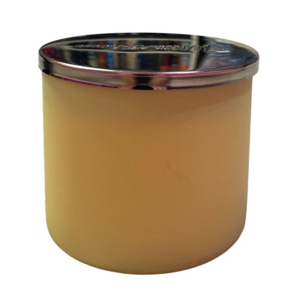 New Bath & Body Works 3-Wick Candle Sugared Lemon Zest 14.5oz White Barn - Picture 3 of 10